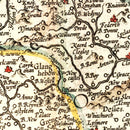 Vintage Map of The Kingdom of Ireland 1623