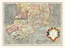 Vintage Map of The Kingdom of Ireland 1623