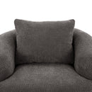 360° Swivel Barrel Sofa Chair With Throw Pillow, Upholstered Accent Chair by HouseOfZazla