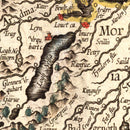 Vintage Map of Scotland 1623