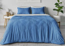 BedGear Performance Duvet Set, Queen - Stonewash Blue/Racetrack by HouseOfZazla