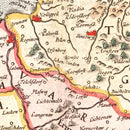 Vintage Map of Prussia 1623