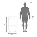 Darwin Freestanding Utility Tub and Sink Cabinet with One Door by HouseOfZazla