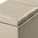 Avalon - 5 Piece Storage Ottoman, Contemporary by HouseOfZazla