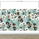 Flower Blossom Botanical Gardens Design Mural.