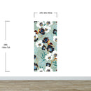 Flower Blossom Botanical Gardens Design Mural.