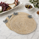 Grape Twisted Seagrass Placemats - set of 4 by Arthur Court Designs