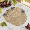 Grape Twisted Seagrass Placemats - set of 4 by Arthur Court Designs