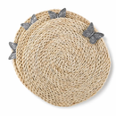 Butterfly Twisted Seagrass Placemats - set of 4 by Arthur Court Designs