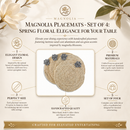 Magnolia Placemats - set of 4