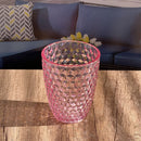 Leading Ware Diamond Cut Acrylic Glasses Drinking (Set of 4) by HouseOfZazla