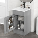 Bathroom Vanity With Sink, Cabinet With Adjustable Shelf by HouseOfZazla