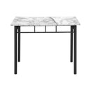 5 Pieces Dining Table Set, Small, Rectangular