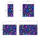 Bright Colorful Fern Arrangement Mural.