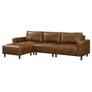 Modern Luxury Sectional Sofa with Convertible Ottoman