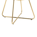 Accent Chairs Set of 2, Velvet Side Chairs with Gold Legs, Mid-Century Upholstered Dining Chairs for Living Room, Kitchen, Bedroom, Beauty Room