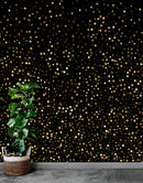 Gold Starry Night Mural