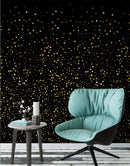 Gold Starry Night Mural