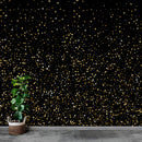 Gold Starry Night Mural