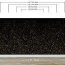 Gold Starry Night Mural