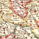 Vintage Map of Gaul France, 1623