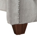 Marcella - Upholstered Shelter Headboard Bed Set by Unique Piece Furniture