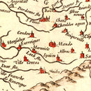 Vintage Map of Aquitaine France, 1623
