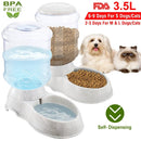 3.5L/1Gal Pet Water Dispenser Self-Dispensing Gravity Pets Water Feeder Automatic Pet Waterer Cat Dog by GBruno Store