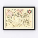 Vintage Map of Lorraine France, 1623