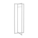 Coat Rack Hall Tree Free Standing Hanging Bar Entryway White by HouseOfZazla