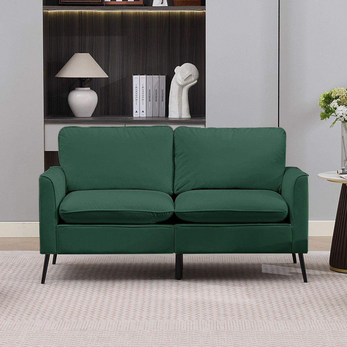 Upholstered Loveseat, For Living Room, photo 24 of 40