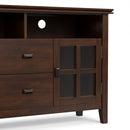 Artisan - TV Media Stand, Handcrafted - Russet Brown