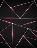 Luxury Polygonal Triangle Pattern Lines Shape. Peel and Stick Wall Mural.