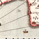 Vintage Map of Lake Geneva, 1623
