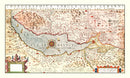 Vintage Map of Lake Geneva, 1623