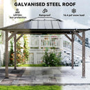 Spacious Outdoor Hardtop Gazebo
