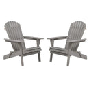 Oversize Outdoor Folding Adirondack Chair, Patio Chair For Garden by Unique Piece Furniture