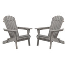 Oversize Outdoor Folding Adirondack Chair, Patio Chair For Garden by HouseOfZazla