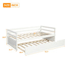 Twin Daybed With Trundle Frame Set by HouseOfZazla