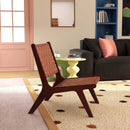 Modern Living Room Furniture Set (Bookcase + Coffee Table + End Table + Accent Chair) by LJGDeals