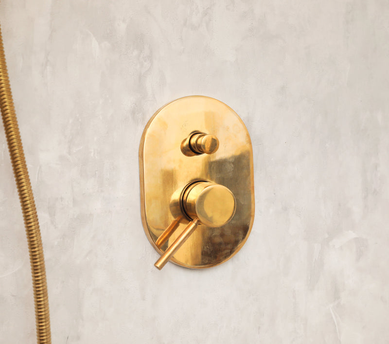 Brass Recessed Shower - BRASSMA