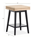 Fletcher Modern Rectangular Dining Table Driftwood Finish