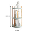 Storage Shelf, 360° Rotating Bookshelf, Bookcase With Large-Capacity Storage Space, Multifunctional Storage Rack, Compact Design For Living Room by HouseOfZazla