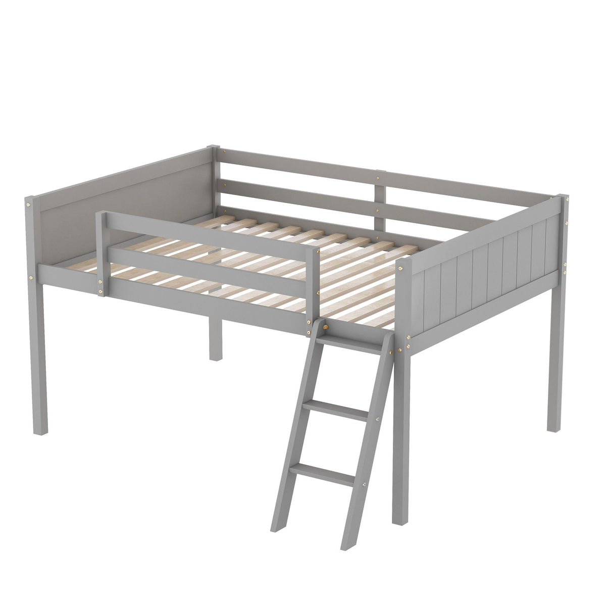 Low Loft Bed With Adjustable Ladder, photo 23 of 40