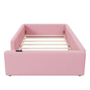 Platform Bed With Guardrail And Charging Station by HouseOfZazla