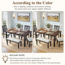 59"-77" Extendable Dining Table for 4–6 People