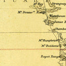 Vintage Map of Australia 1871
