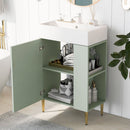 Bathroom Vanity, Combo Cabinet, Bathroom Storage Cabinet, Single Ceramic Sink by Unique Piece Furniture
