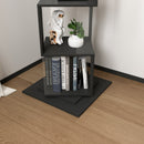 360° Rotating Bookshelf with Acrylic Plate