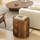 Nebula - Accent Oval Pillar Side Table by HouseOfZazla